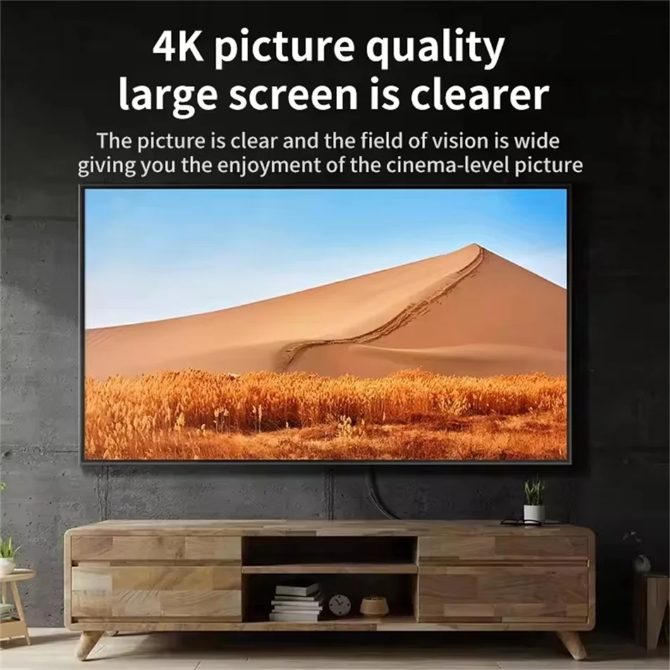 DisplayPort auf HDMI Kabel 4K, 1,8 m, für PC, TV und Projektor – Bild 4