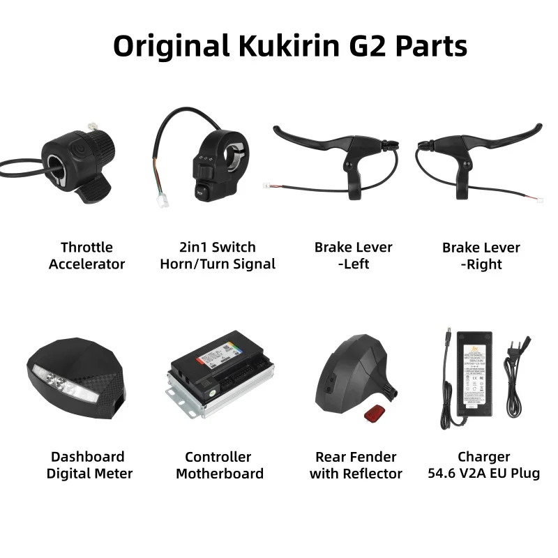 Kukirin G2 Roller Teile Beschleuniger Schalter Hinten Fender Disc – Bild 5