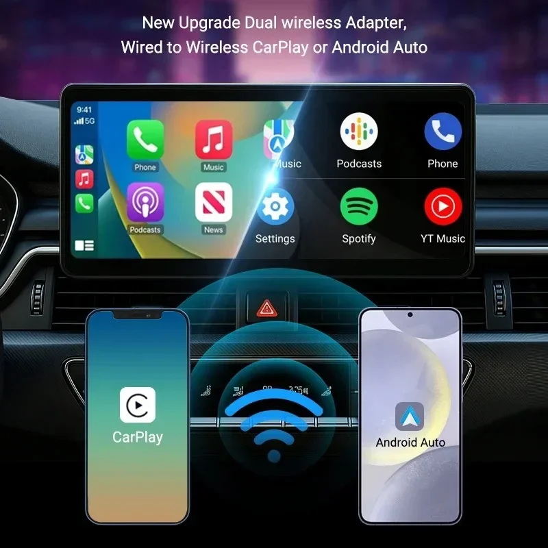Mini Wireless CarPlay Adapter Android Auto Wireless Dongle Wifi 5,8G – Bild 2