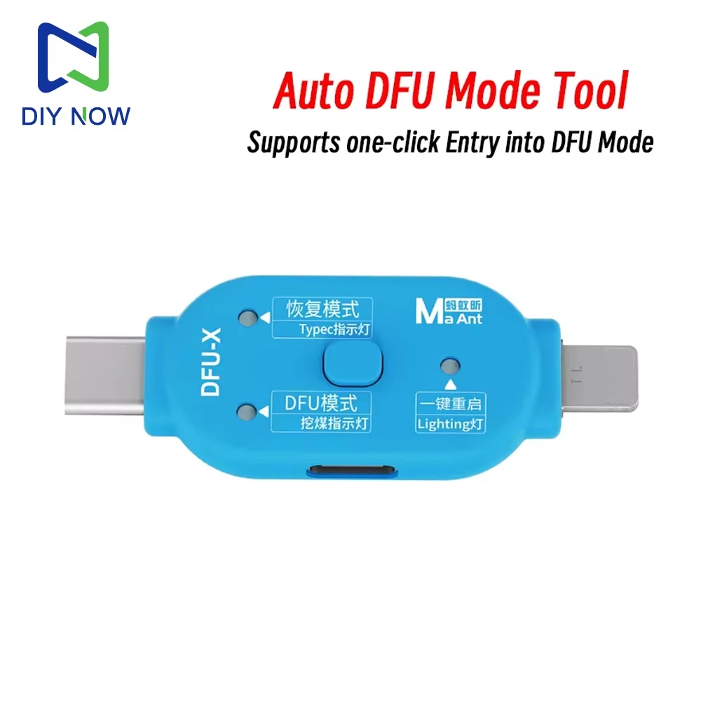 DFU-X Mobiles Reparaturwerkzeug Ein-Klick-DFU-Wiederherstellung Automatisches Datenkabel für Samsung Android