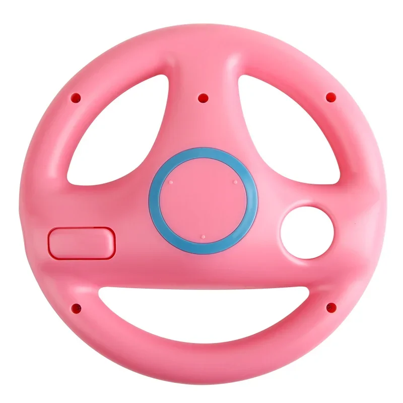 Lenkrad für Nintendo Wii-Fernbedienung Mario Kart Racing Games Schwarz Weiß Rennrad Kunststoff Innovativ