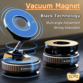 Magnetische Handyhalterung mit starkem Vakuum-Saugfuss, 360° drehbar