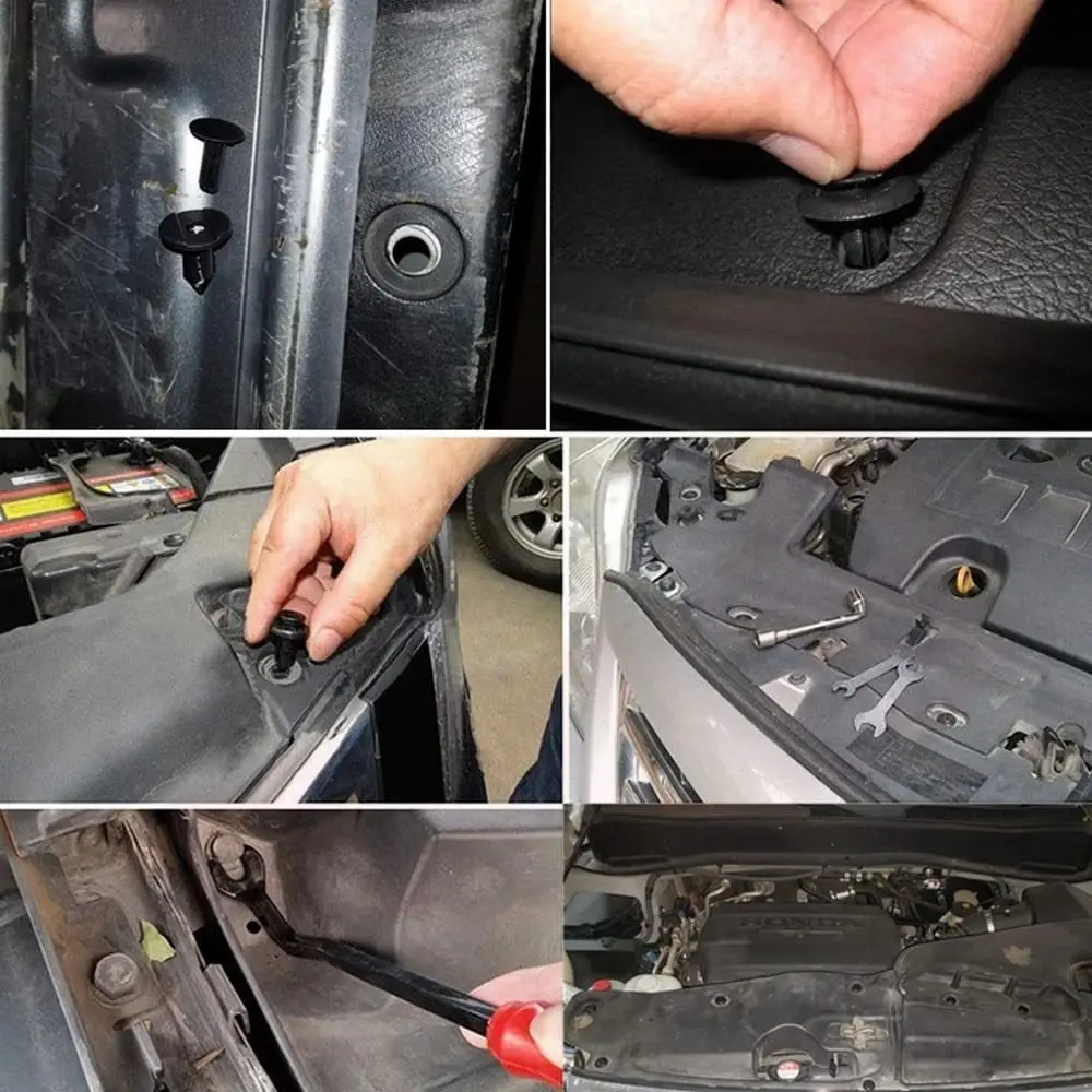 Auto Fastener Clip Kit Fender Niet Clips Auto Körper Push (100 Stück) – Bild 6