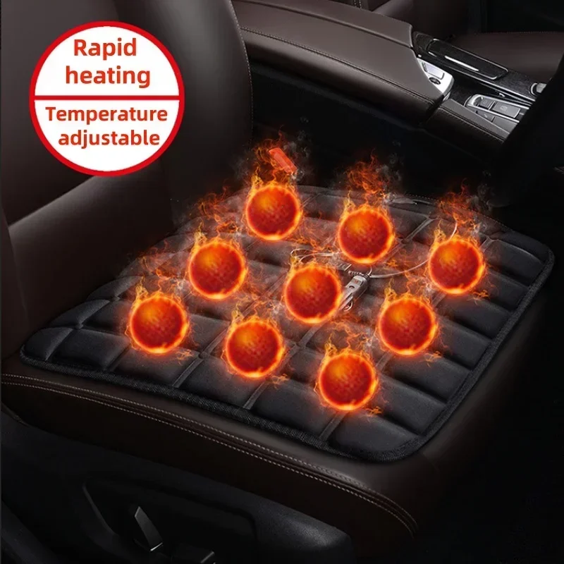 12 V Autositz-Heizbezug, 3 Gänge, einstellbare Temperatur, elektrische – Bild 3