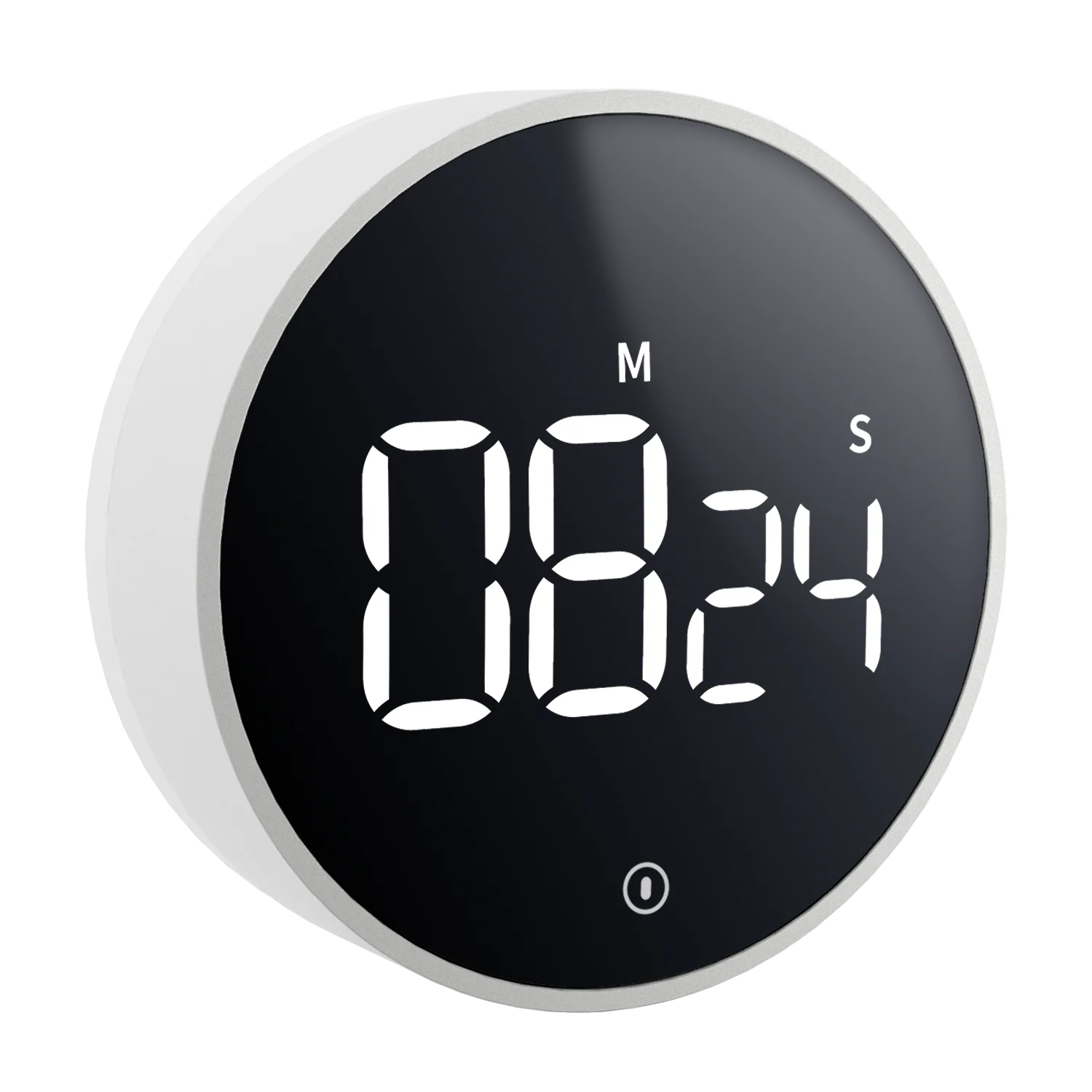 Elektronischer Küchentimer, LED, digitaler visueller Knopf-Timer, magnetischer Countdown-Countup-Timer