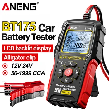 12V 24V Autobatterie-Tester Digitaler Kfz-Belastungstester 50-1999 CCA Batterieanalysator ANENG BT175