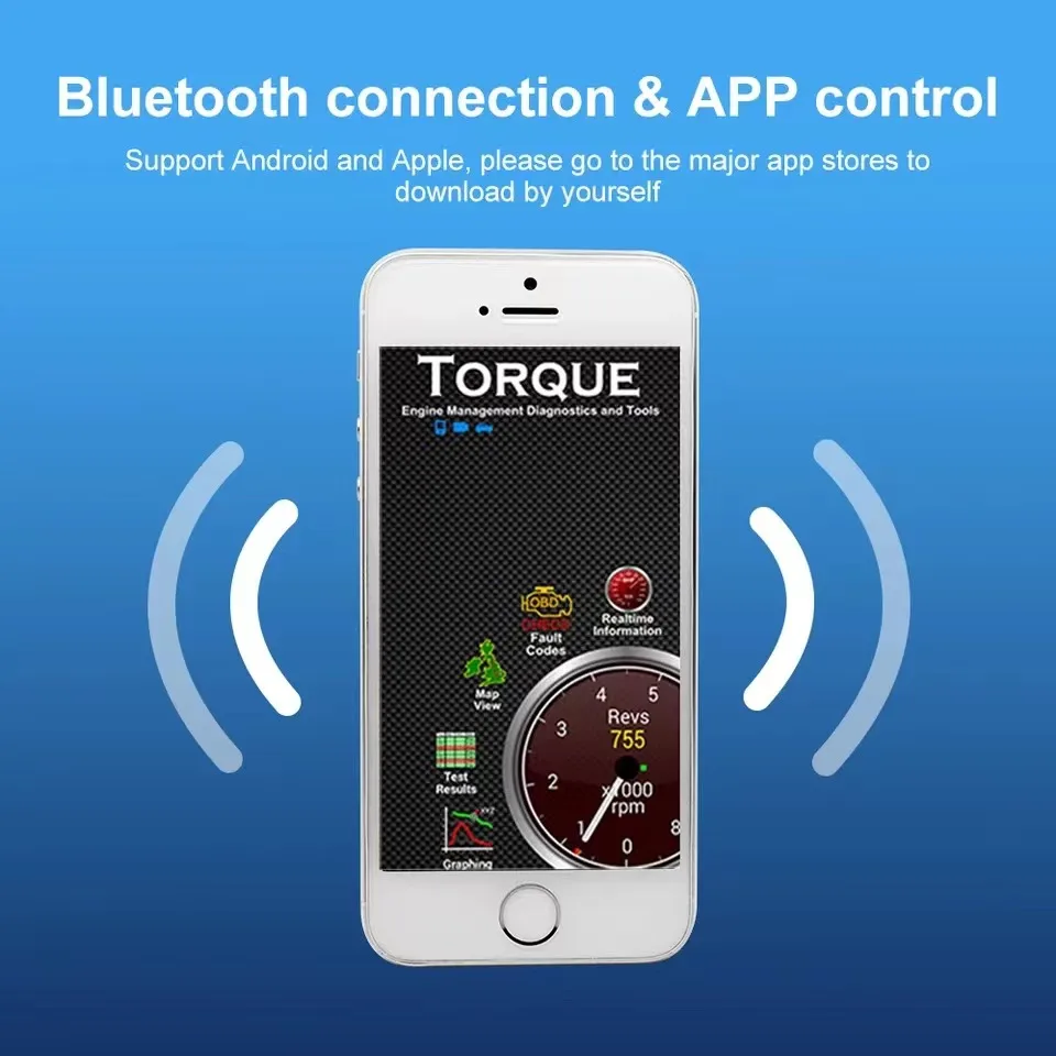 Super Mini Elm327 Bluetooth OBD2 V1.5 Ulme 327 V 1,5 OBD 2 Auto – Bild 5
