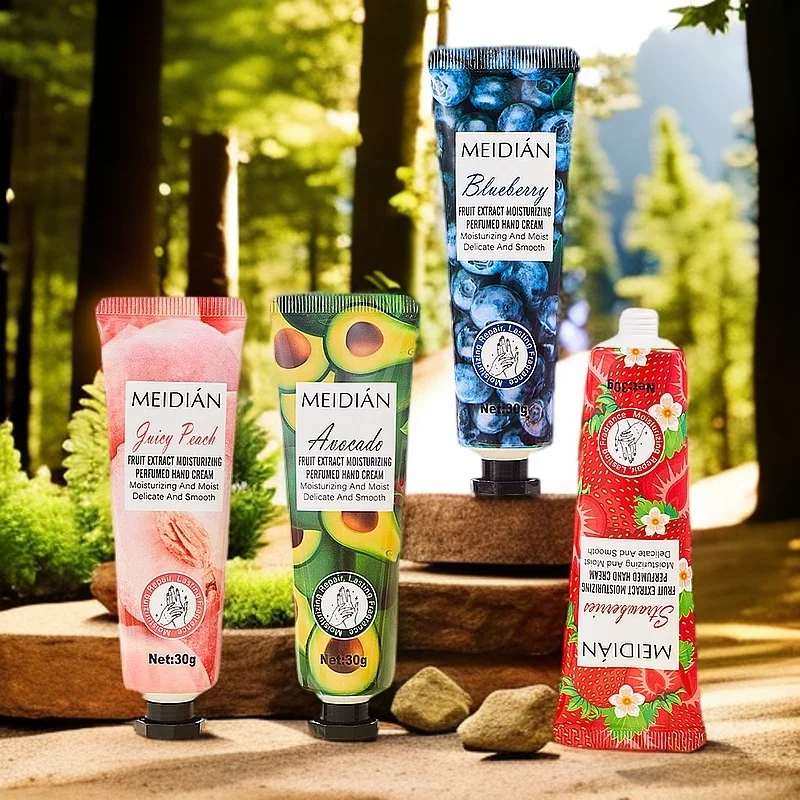 Fünfteilige Handcreme mit Fruchtduft zur Befeuchtung – Bild 3