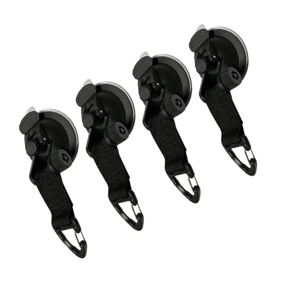 Auto Zelt Saugnäpfe Schnalle Seite Runde/Dreieckige Markise Anker Outdoor Camping Zelt Suckers Anker (4 Stück)