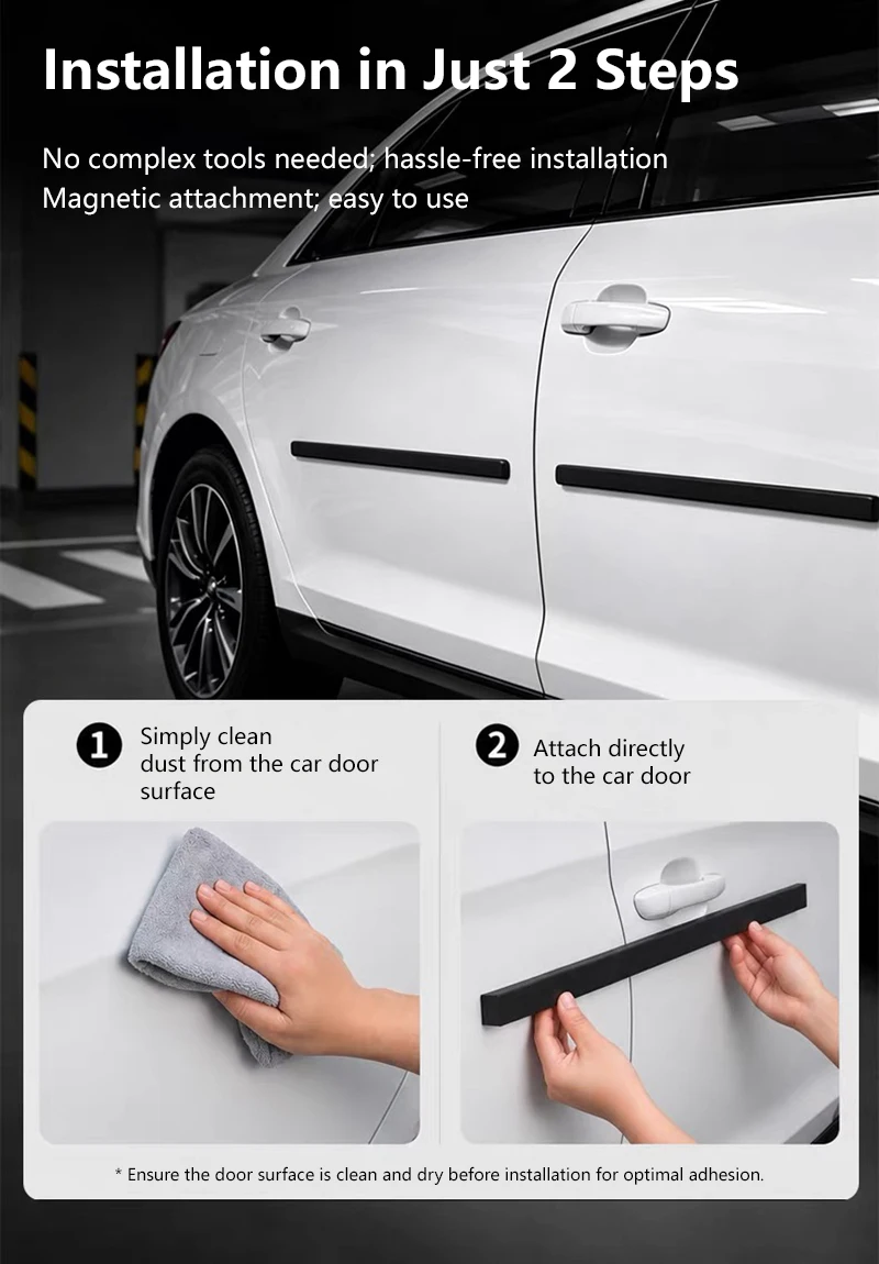 Magnetischer Autotürkantenschutz, Universeller Magnetischer – Bild 6