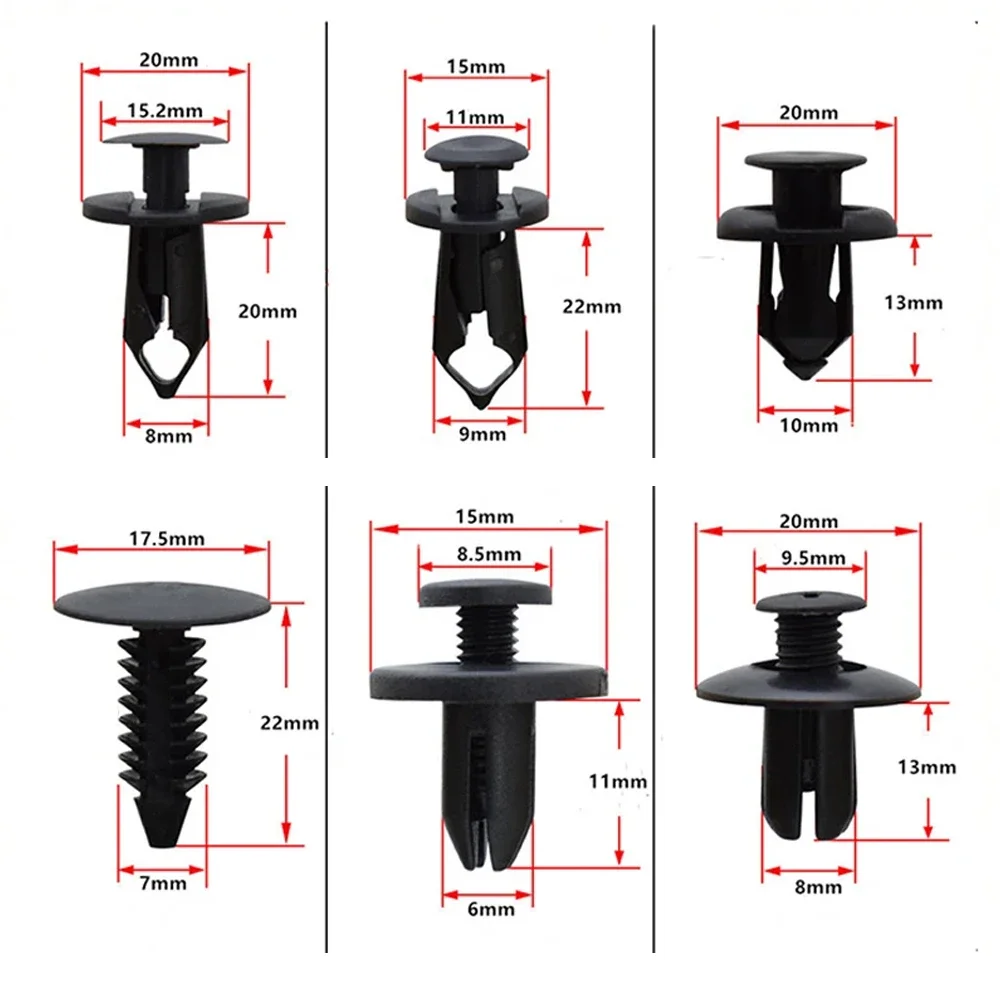 Auto Clips Befestigungen Kit Auto Trim Panel Clip Mixed Body – Bild 3