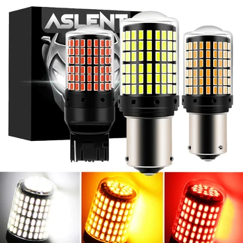 1156 BA15S P21W BAU15S PY21W T20 7440 W21W 7443 T25 3157 1157 P21/5W W21/5W LED-Birnen 144SMD (2 Stück)