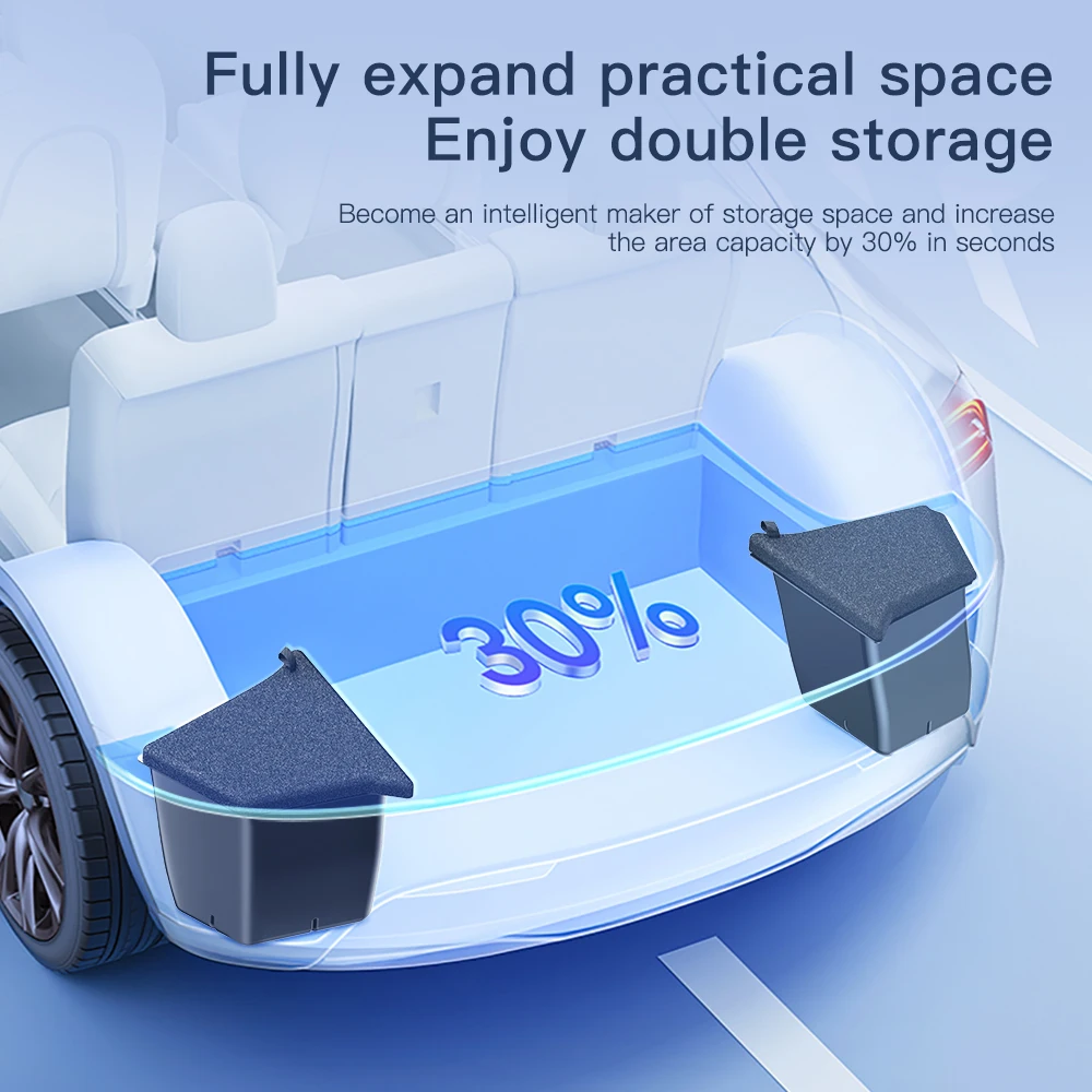 YZ Kofferraum-Seitenorganizer für Tesla Model Y/YL Juniper 2025-2026 – Bild 6