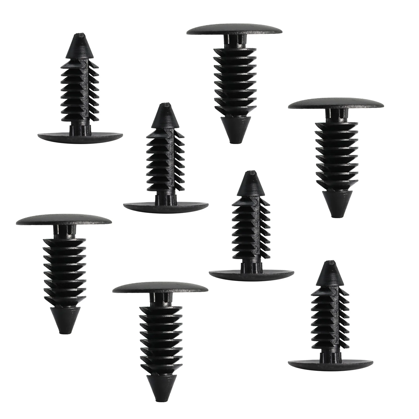 8MM Auto-Befestigungsclips Universelle Kunststoff-Clips (100 Stück) – Bild 3