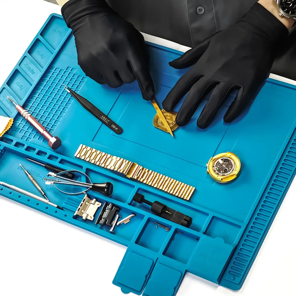 Digitale Geräte-Reparaturmatte: Silikon-Arbeitsunterlage für Handy – Bild 4