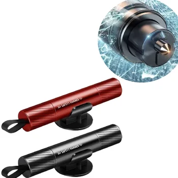 2-in-1 Mini Auto Sicherheit Hammer Auto Glas Fenster Breaker Flucht Und Rettungs Werkzeug mit Sicherheitsgurt