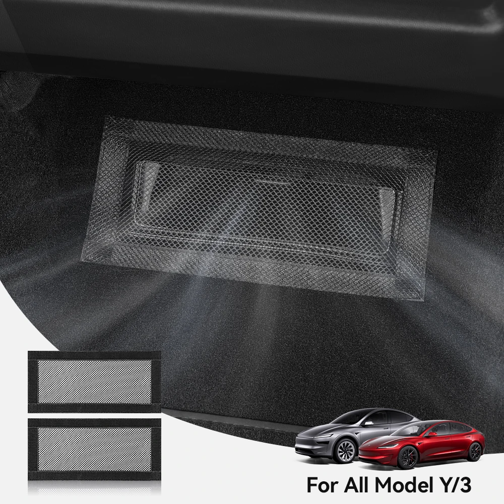 Tesla Model 3/Y/YL Lüftungsschlitzabdeckung Unter Sitz Auslass-Schutz Anti-Blockier-Staubnetz 2025-2021