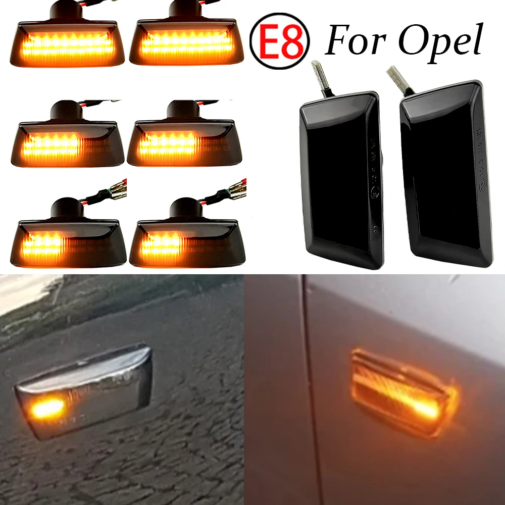 Dynamischer LED-Blinker für Opel Insignia Astra H Zafira B Corsa D Seitenmarkierungsleuchten 2005 2006 2008