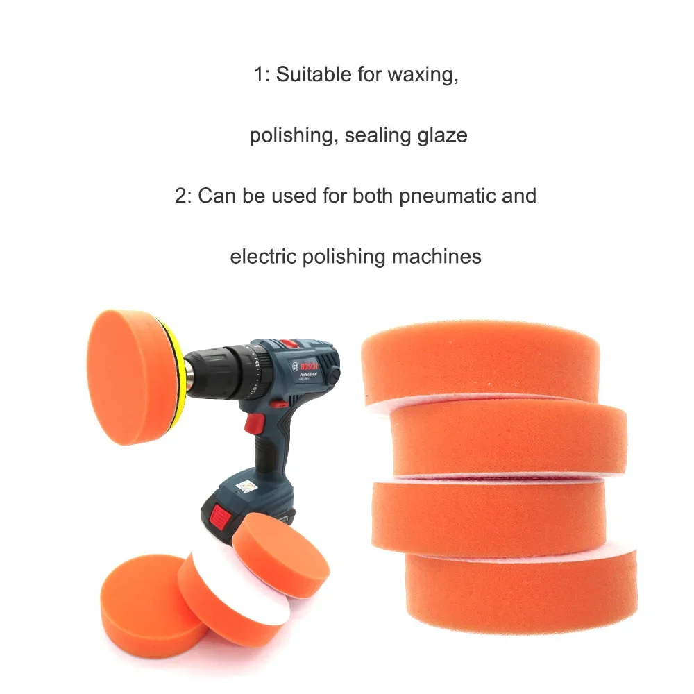 5 Zoll (125mm) Auto Polierpads Schwamm Polieren Wachsen Pad (5 Stück) – Bild 4