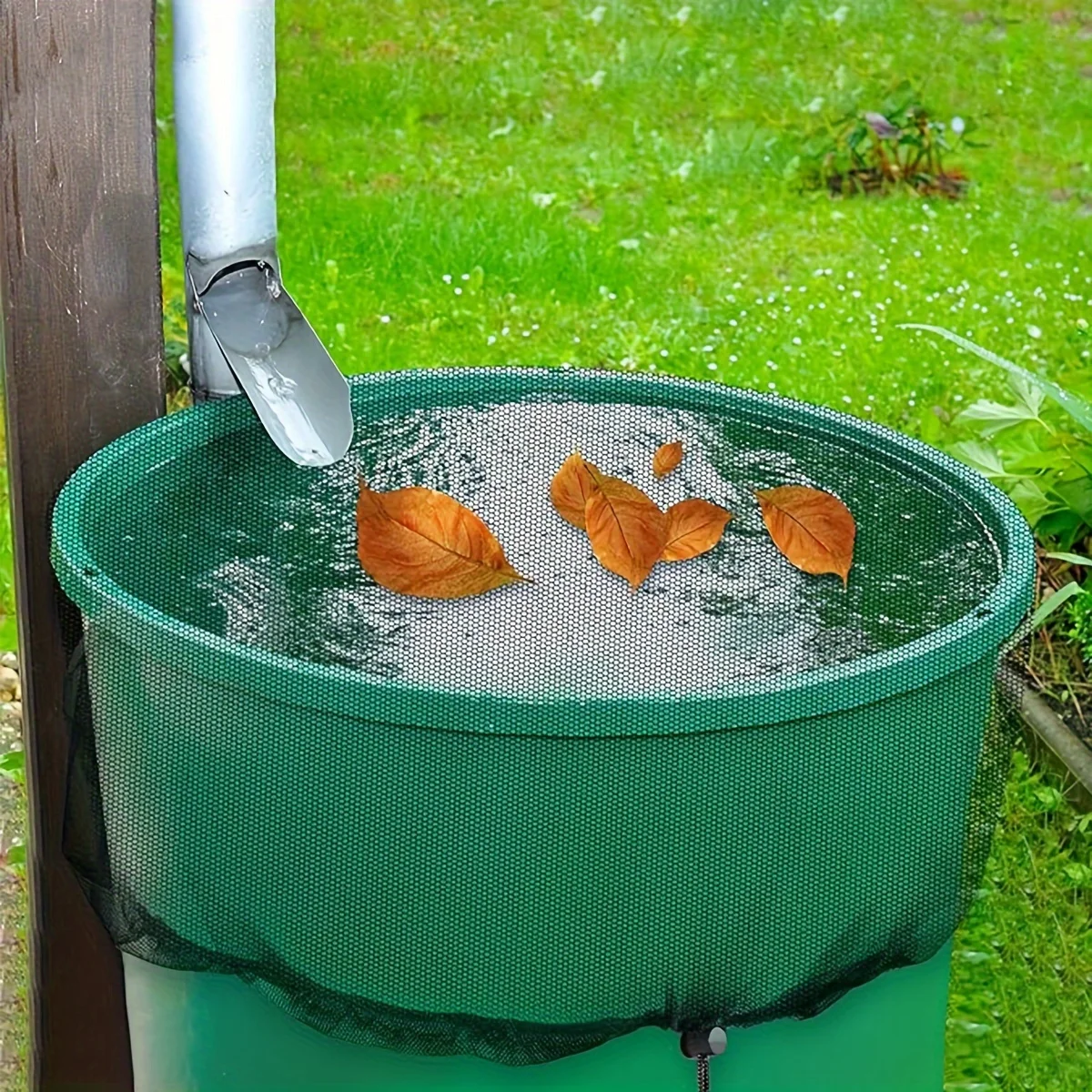 Regentonnen-Abdeckungen, Regenwasser-Sammelbehälter-Netzabdeckung – Bild 6