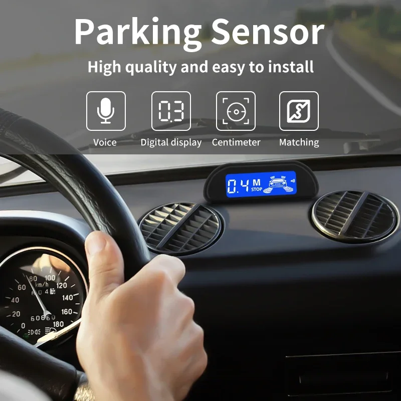 Hippcron Auto-Parksensor-Set mit Auto Parktronic Reverse LED-Monitor – Bild 3