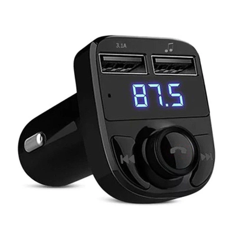 Bluetooth FM-Transmitter für Auto, Freisprechanlage, Radioempfänger, MP3-Musik-Stereo-Adapter
