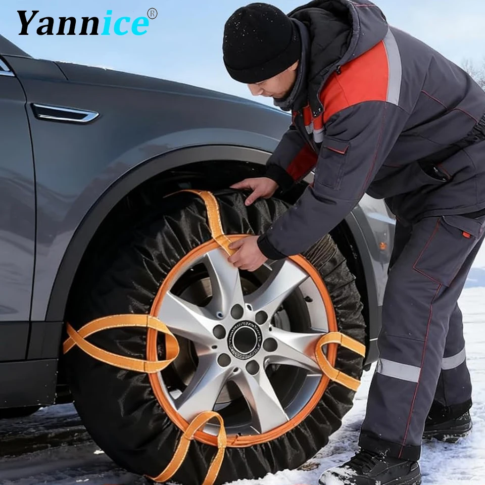 Autoreifen-Schneeschutzmanschetten, rutschfeste Ketten, Winter-Traktionsabdeckungen, universelle Schneeketten