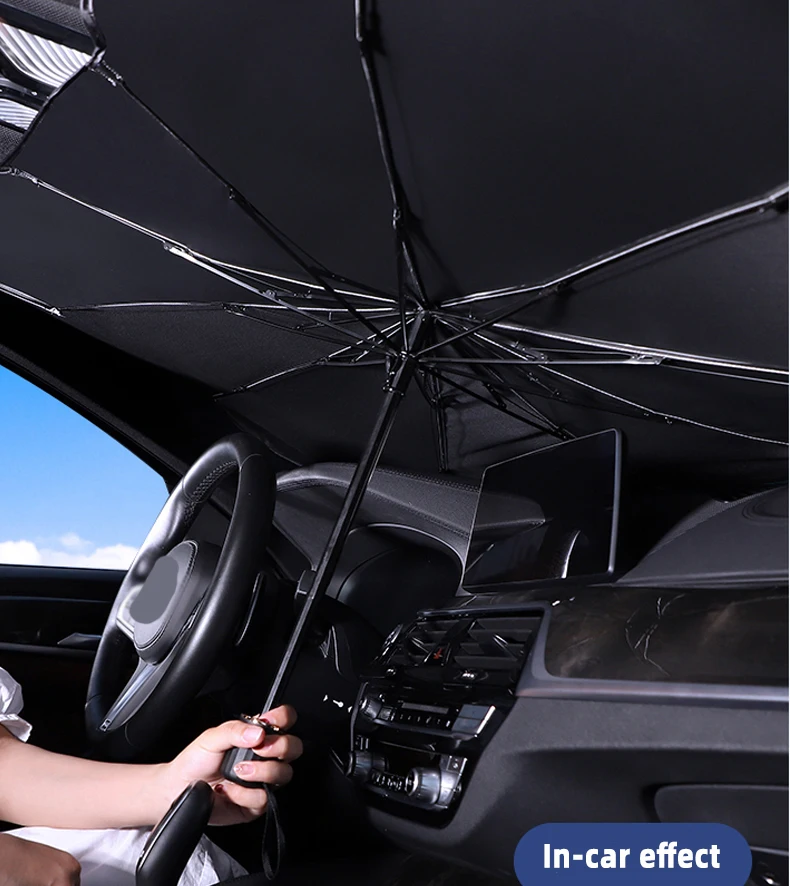 Auto Sonnenschirm Regenschirm Auto Sonnenschutz Schutz Sonnenschirm – Bild 5