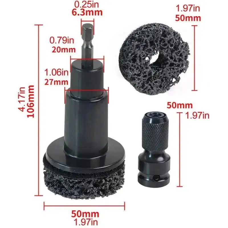 Radnaben-Reinigungsset, Bremsscheiben-Rostentfernungs-Werkzeug – Bild 6
