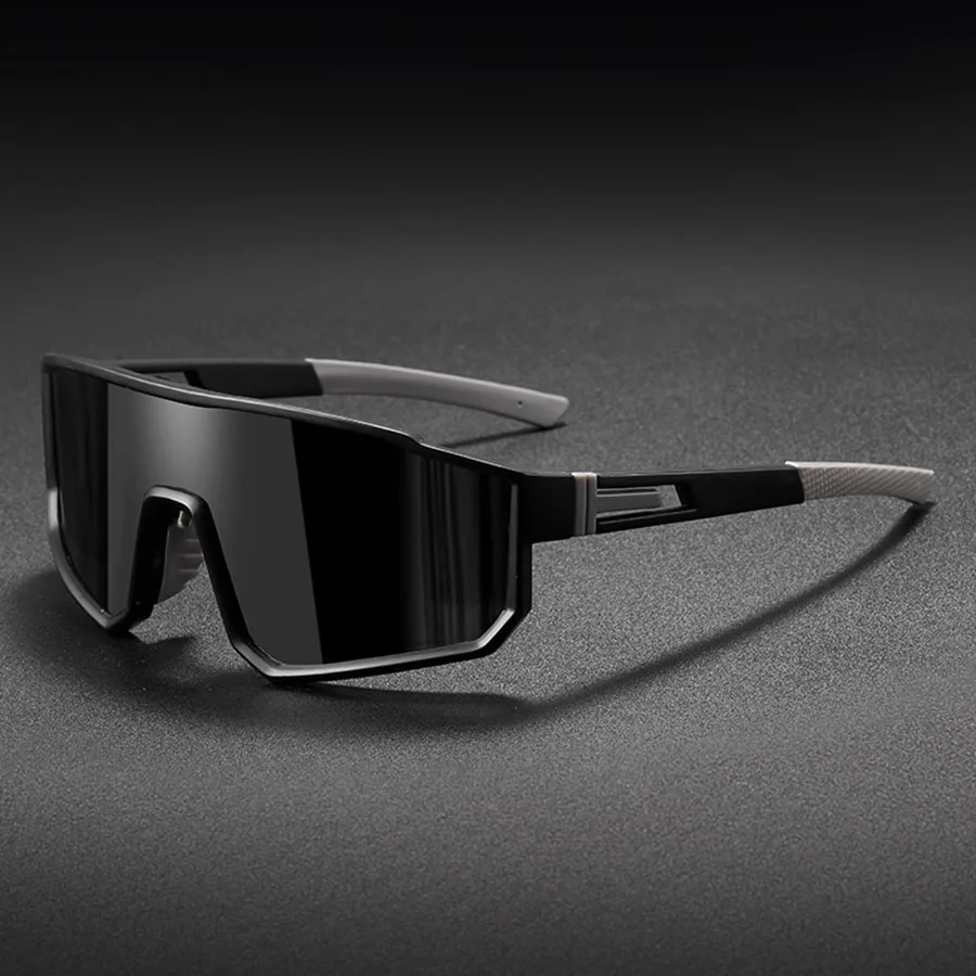 Übergroße Herren-Fahrradbrille für Herren, winddicht, bunte Beschichtung, Sonnenbrille, Outdoor-Sport