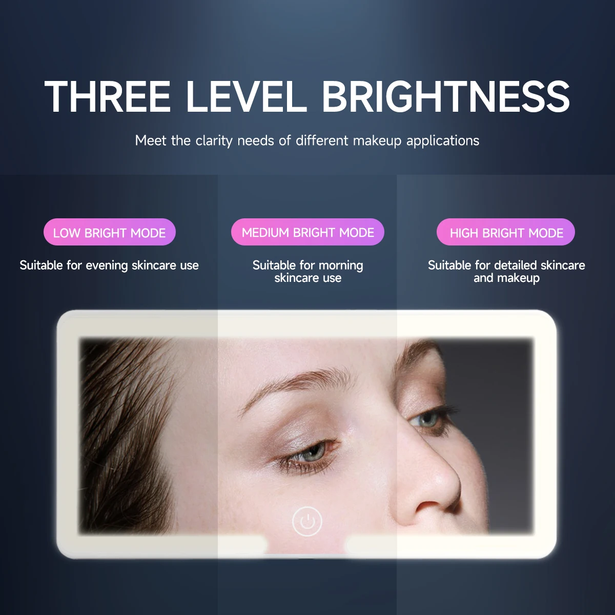 Auto-Innenspiegel, Sonnenblende, Platte, LED, HD, Make-up-Spiegel – Bild 3
