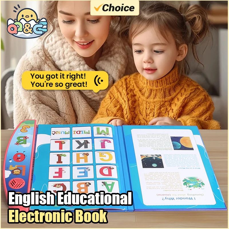 Kinder Elektronisches Buch Englisch Pädagogische Sound Lesemaschine Intelligente Elektronische Bücher