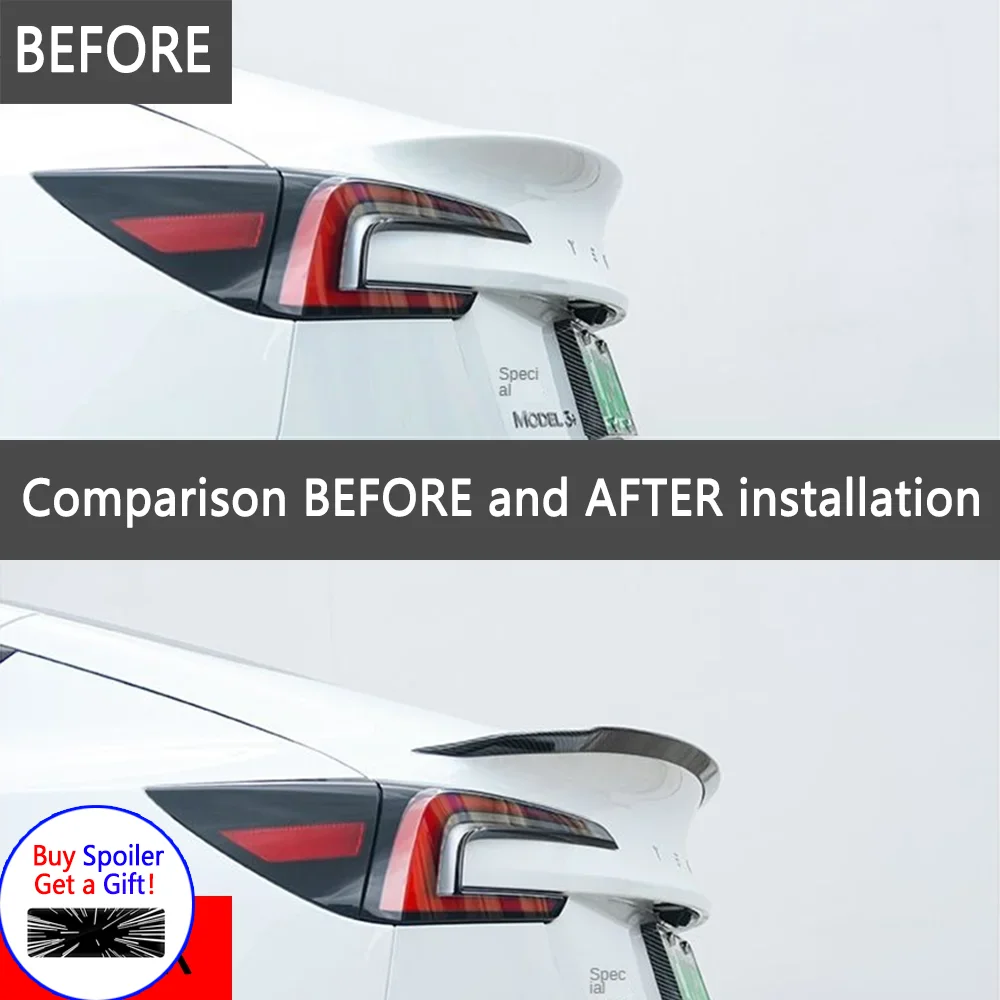 ABS Modell 3 Highland 2024 2025 2026 Spoiler Für Tesla Modell 3 Hinten Stamm Flügel Modifikation Auto Außen