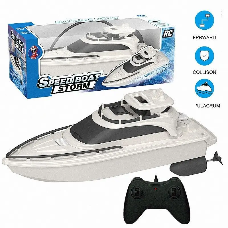 Hochgeschwindigkeits-RC-Bootspielzeug für Jungen, wasserdichtes elektrisches Mini-Schiffsmodell