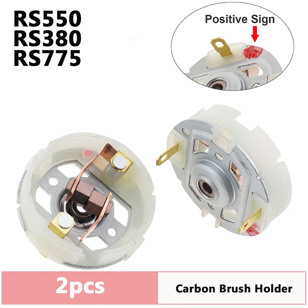 RS550 RS380 RS775 DC Motor Kohlebürstenhalter für Bohrmaschine/Elektroschrauber (2 Stück)