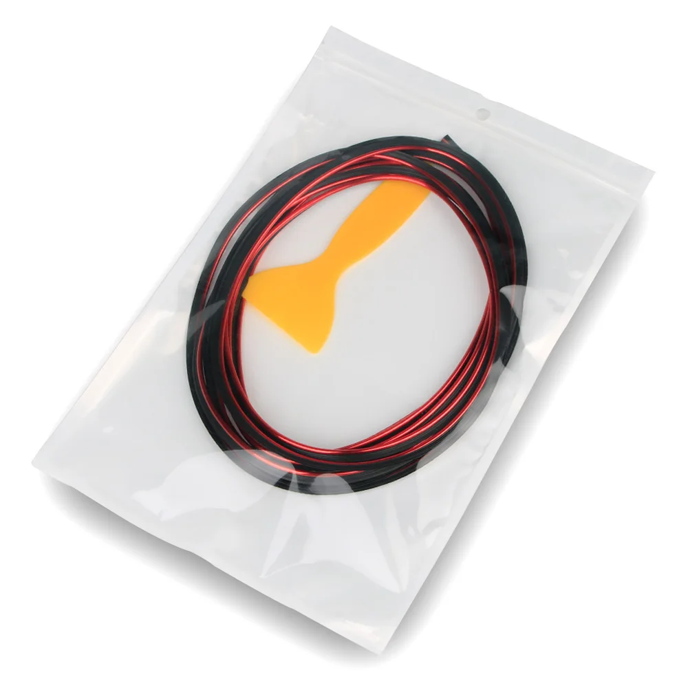 SEAMETAL Innenraum Auto Moulding Trim Streifen DIY Flexible Anti Scratch Linien 5m Dekoration Streifen