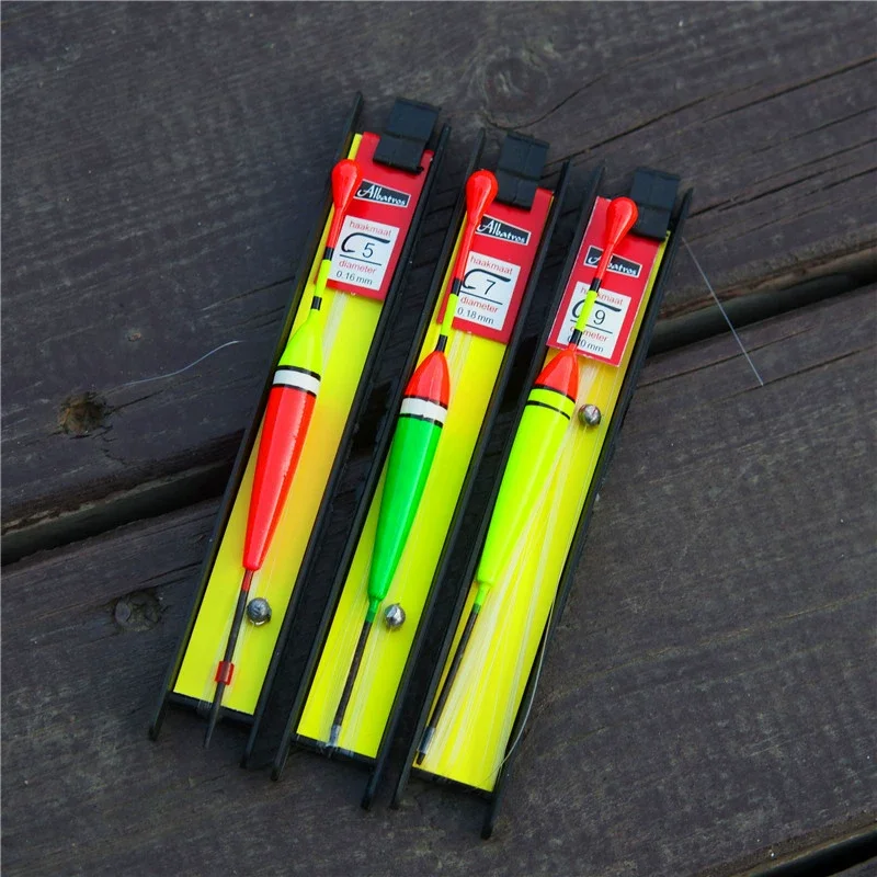 Anfängerfreundliches Angelposen-Set - Bobber-Rig mit flachem (3 Stück) – Bild 6