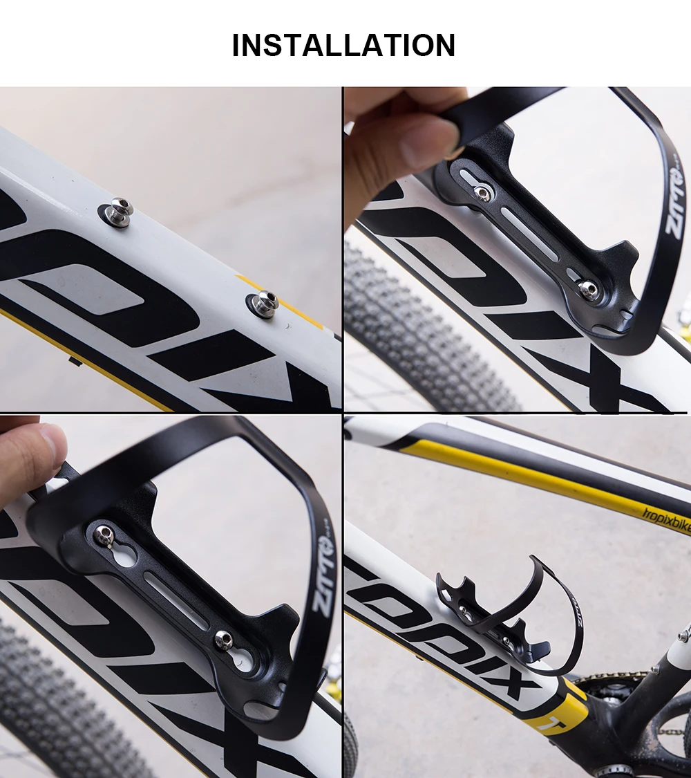ZTTO MTB Ultraleicht Aluminium Legierung Fahrrad Wasser Flasche Käfig – Bild 4