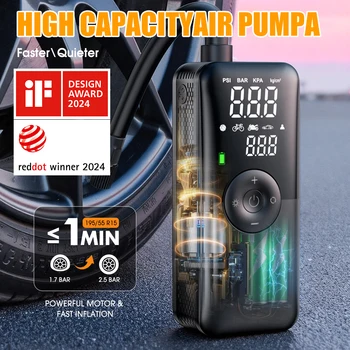 CARSUN Wiederaufladbare Reifen Inflator Digitale Cordless Auto Reifen Inflator Für Motorrad Fahrrad Bälle