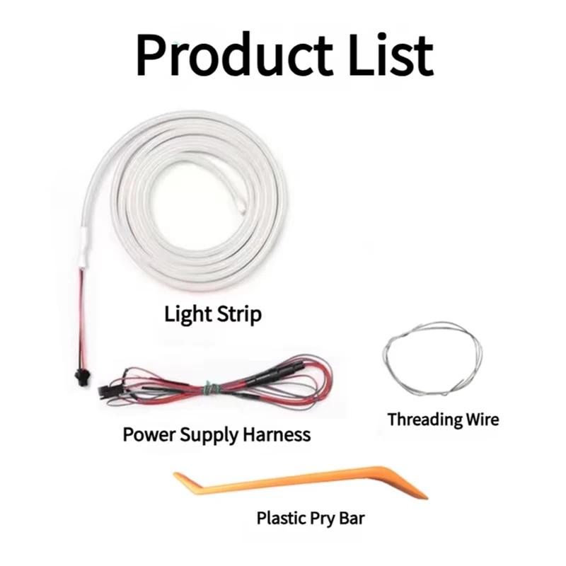 2m/4m Kofferraum Lichtleiste Flexible PVC Weiche Led-Lichtleiste – Bild 6