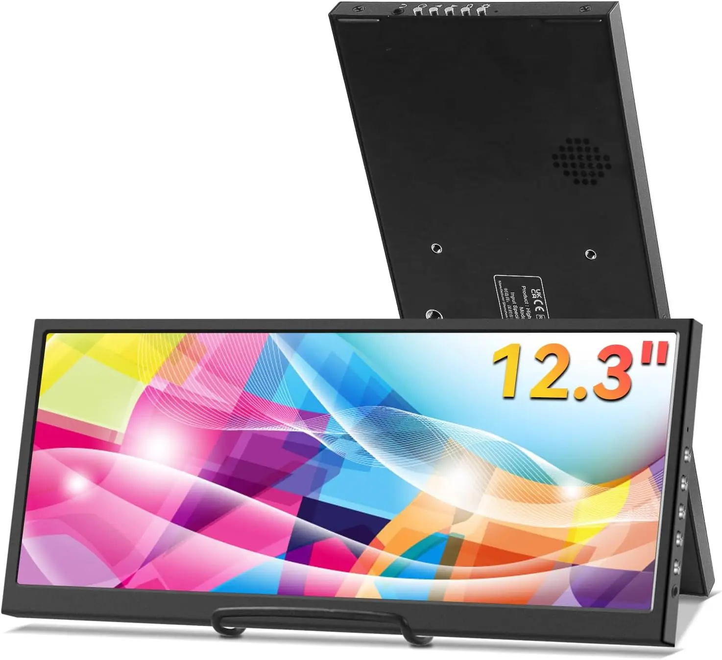 12,3-Zoll-Touchscreen-Monitor mit HDMI und Typ C, 1920 x 720 – Bild 2