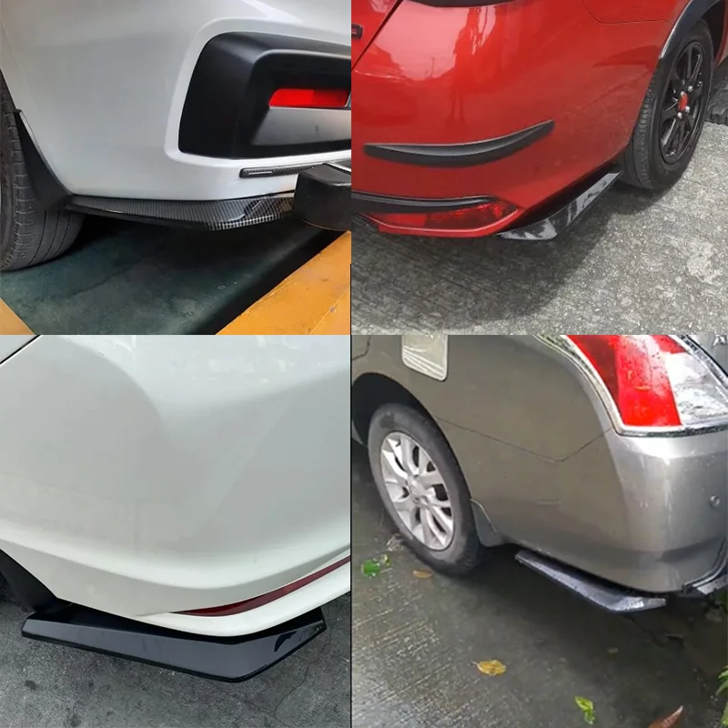 Universal Auto Hinten Lip Diffusor Splitter Spoiler Scratch (2 Stück) – Bild 6