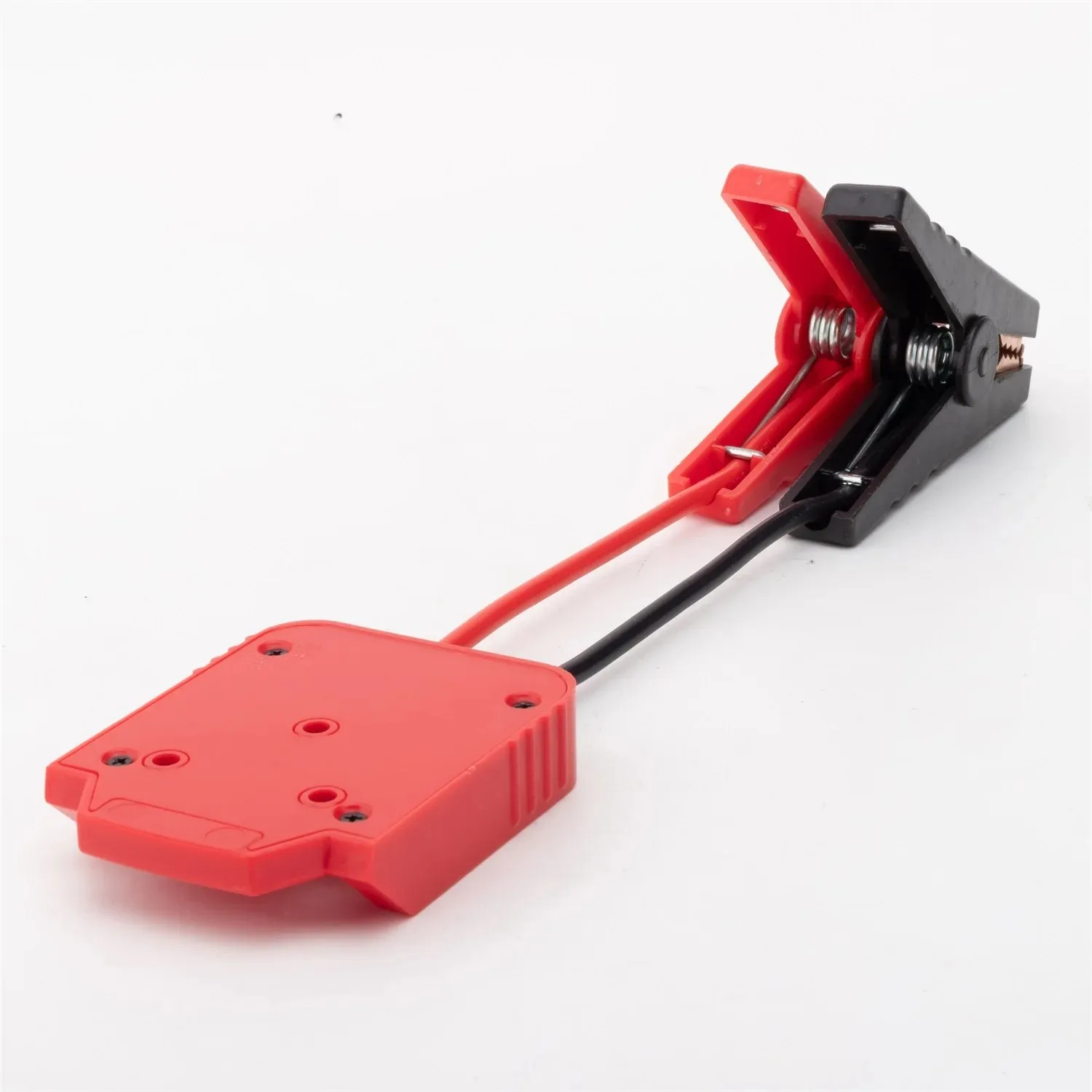 Tragbarer Starthilfekabeladapter für Milwaukee 18V Li-Ionen-Akku mit Starthilfeklemmen für das Starten