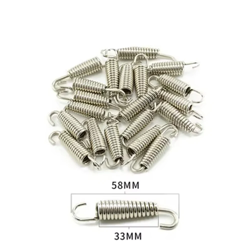 Slip-On 2-teilige Universal-Motorrad-Auspufffedern aus Edelstahl – Bild 5