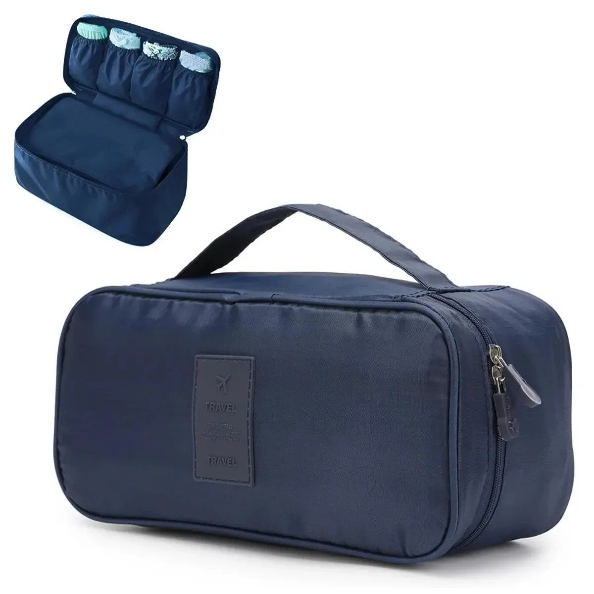 Tragbare Reise-Aufbewahrungstasche, multifunktionale BH-Unterwäsche-Organizer, Taschen, Kulturbeutel