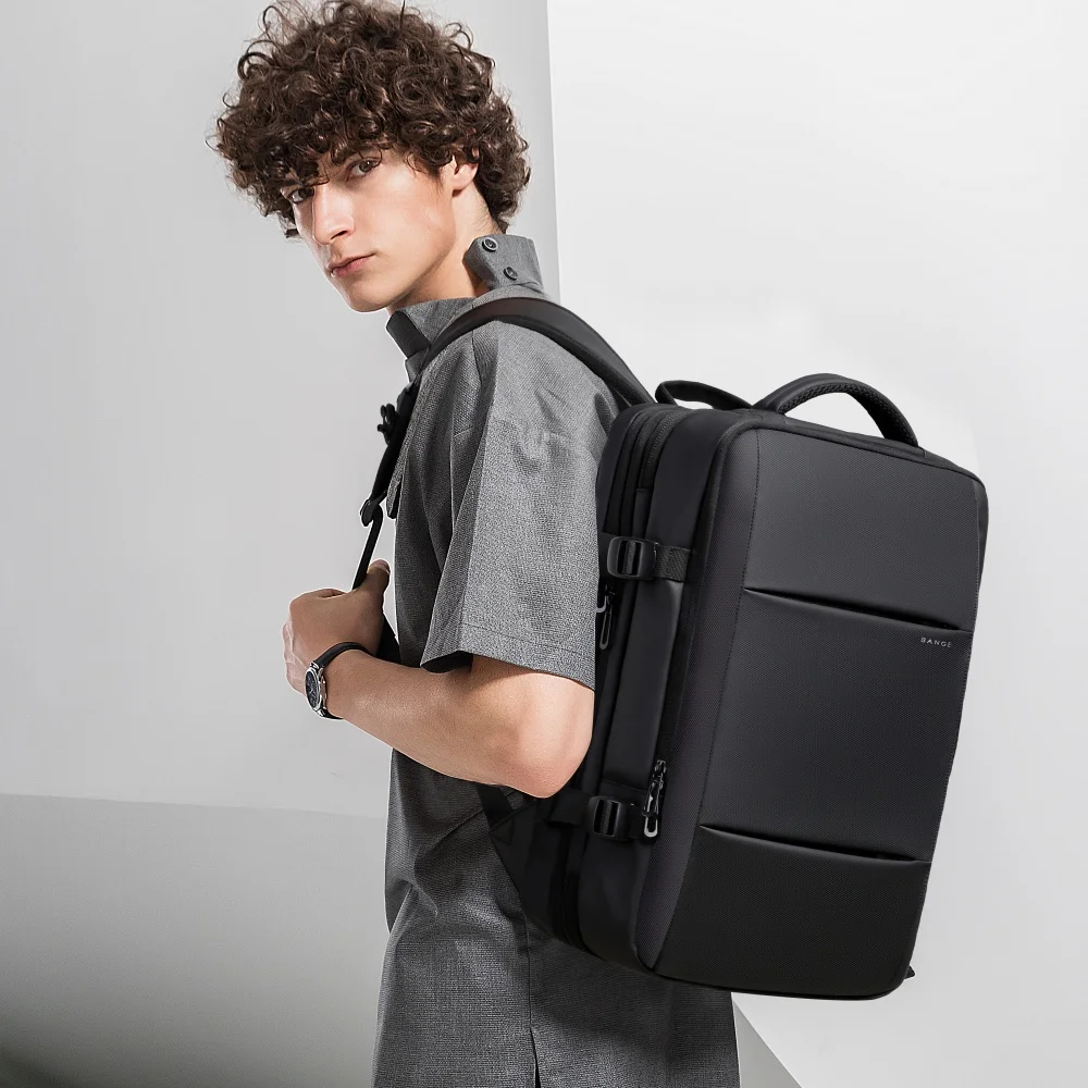 BANGE Erweiterbarer Herrenrucksack, wasserdicht – Bild 6