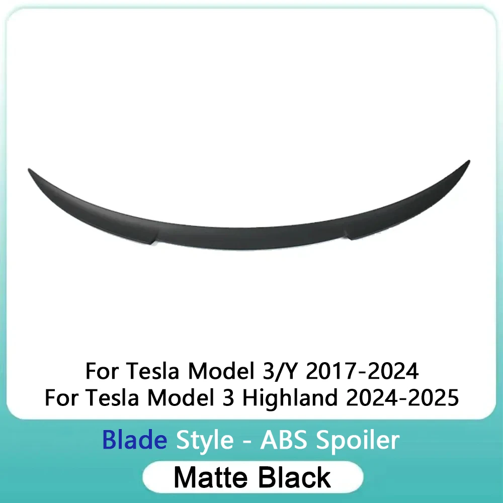 ABS Modell 3 Highland 2024 2025 2026 Spoiler Für Tesla Modell 3 Hinten Stamm Flügel Modifikation Auto Außen