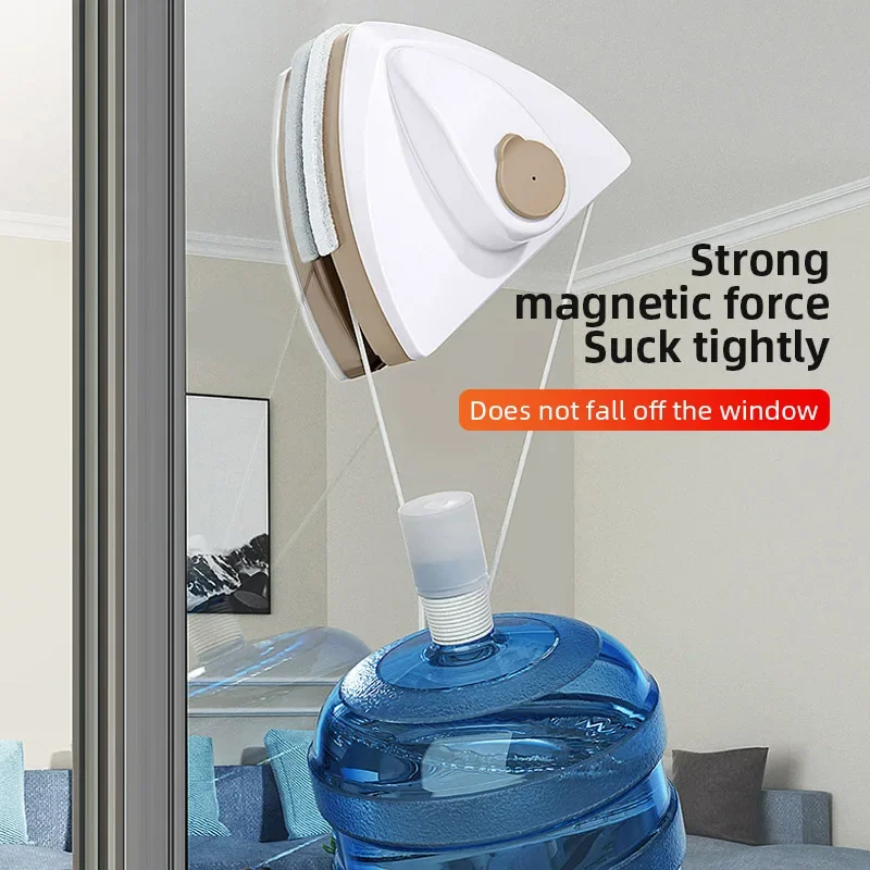 Magnetische Glasfensterputzbürste, doppelschichtige automatische – Bild 6