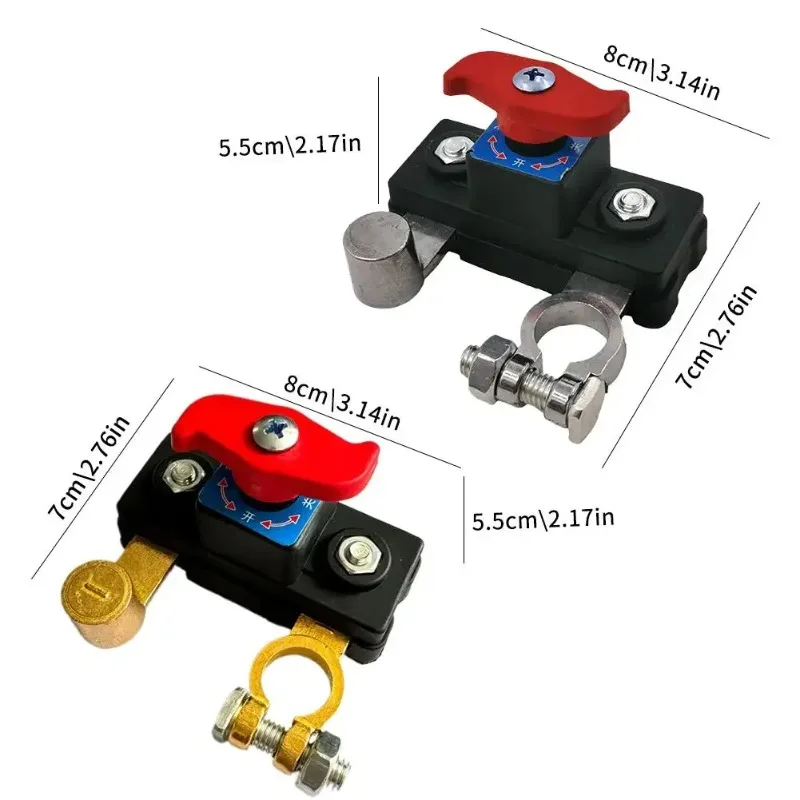 12V 24V Dual Spannung Batterie Master Cut Off Schalter Zink-legierung – Bild 6
