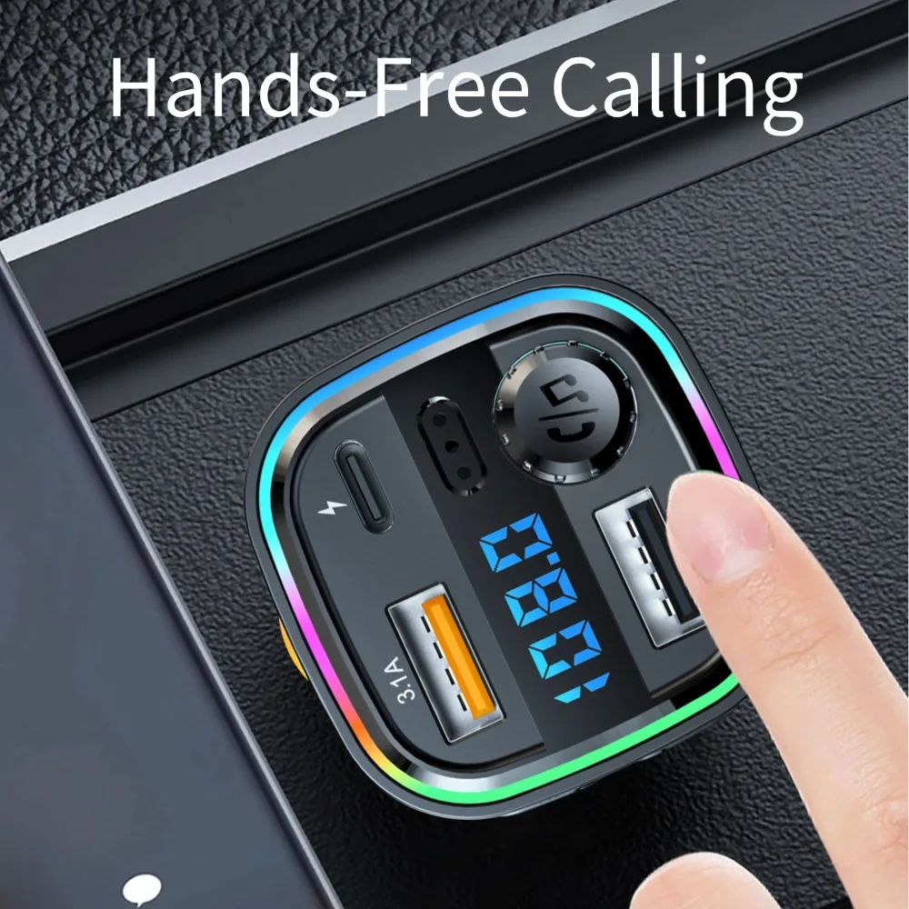 Auto FM-Transmitter Bluetooth Wireless Adapter Freisprechfunktion – Bild 6
